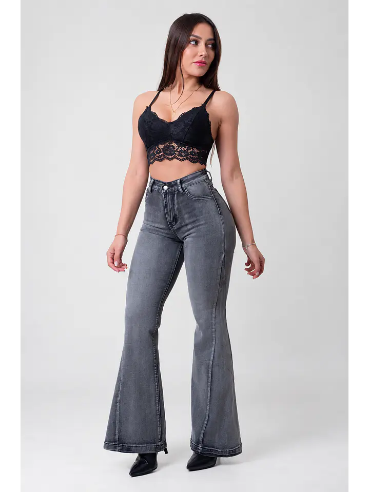 MODELO: MÓNACO  | FLARE JEANS | (TALLAJE PEQUEÑO) 3