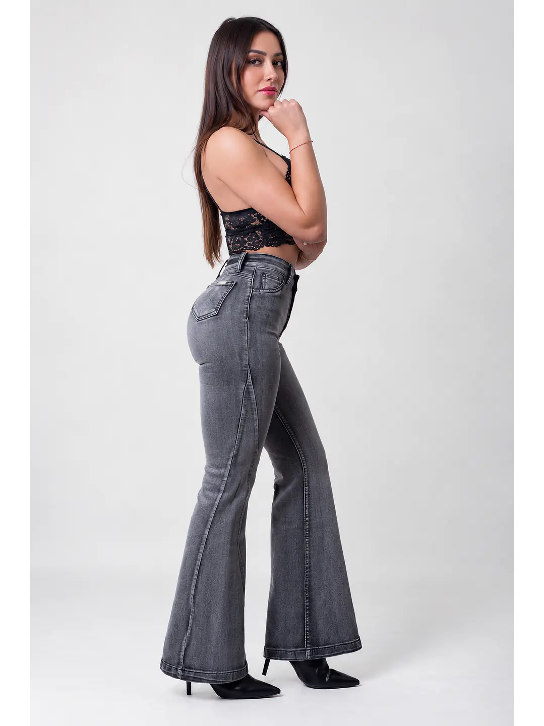MODELO: MÓNACO  | FLARE JEANS | (TALLAJE PEQUEÑO) 4