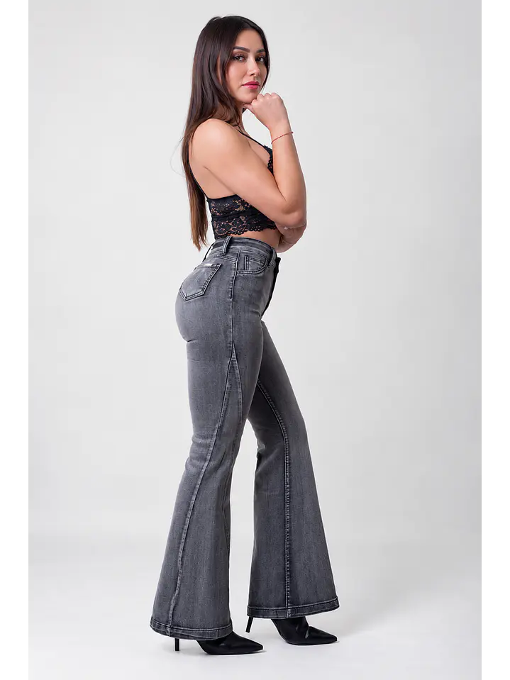 MODELO: MÓNACO  | FLARE JEANS | (TALLAJE PEQUEÑO) 4