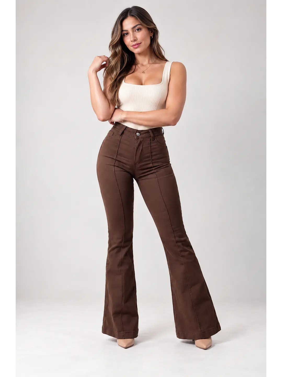MODELO: CANELA | FLARE JEANS (TALLAJE PEQUEÑO) 1