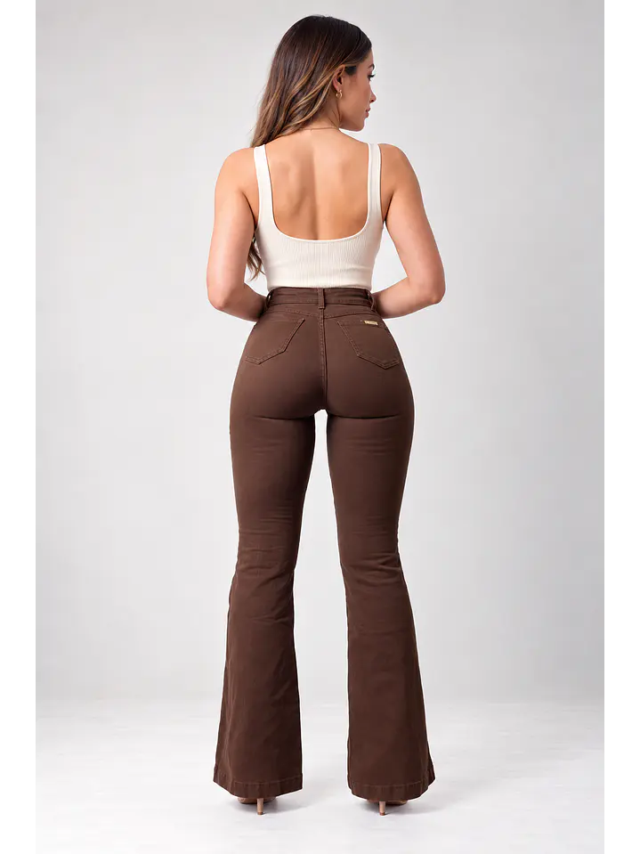 MODELO: CANELA | FLARE JEANS (TALLAJE PEQUEÑO) 7