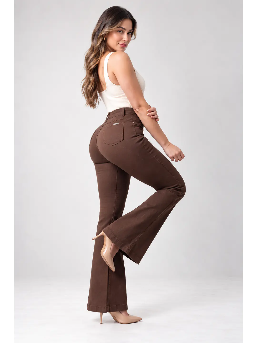 MODELO: CANELA | FLARE JEANS (TALLAJE PEQUEÑO) 5