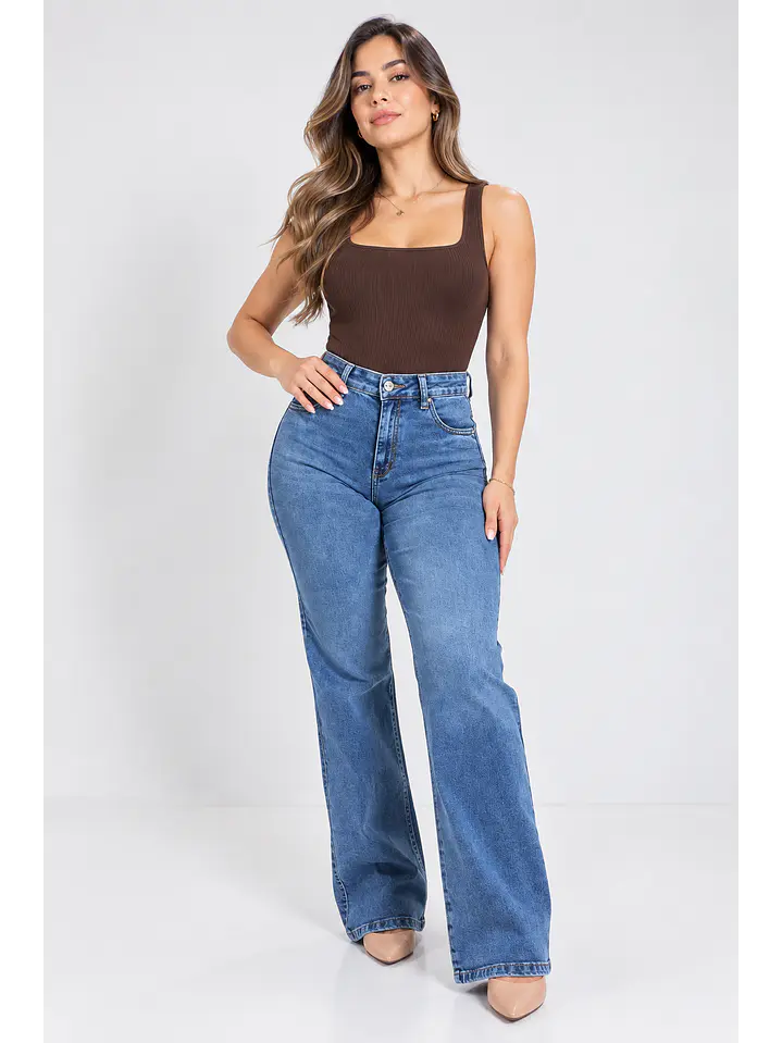 MODELO: AMBAR | WIDE LEG | CORTE RECTO 1