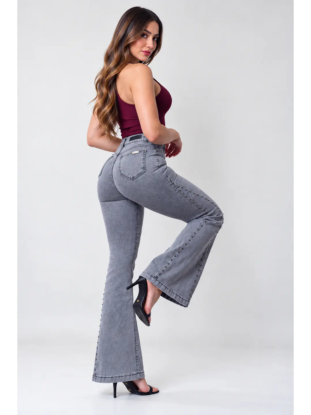 MODELO: GREY | FLARE JEANS (TALLAJE PEQUEÑO) 4