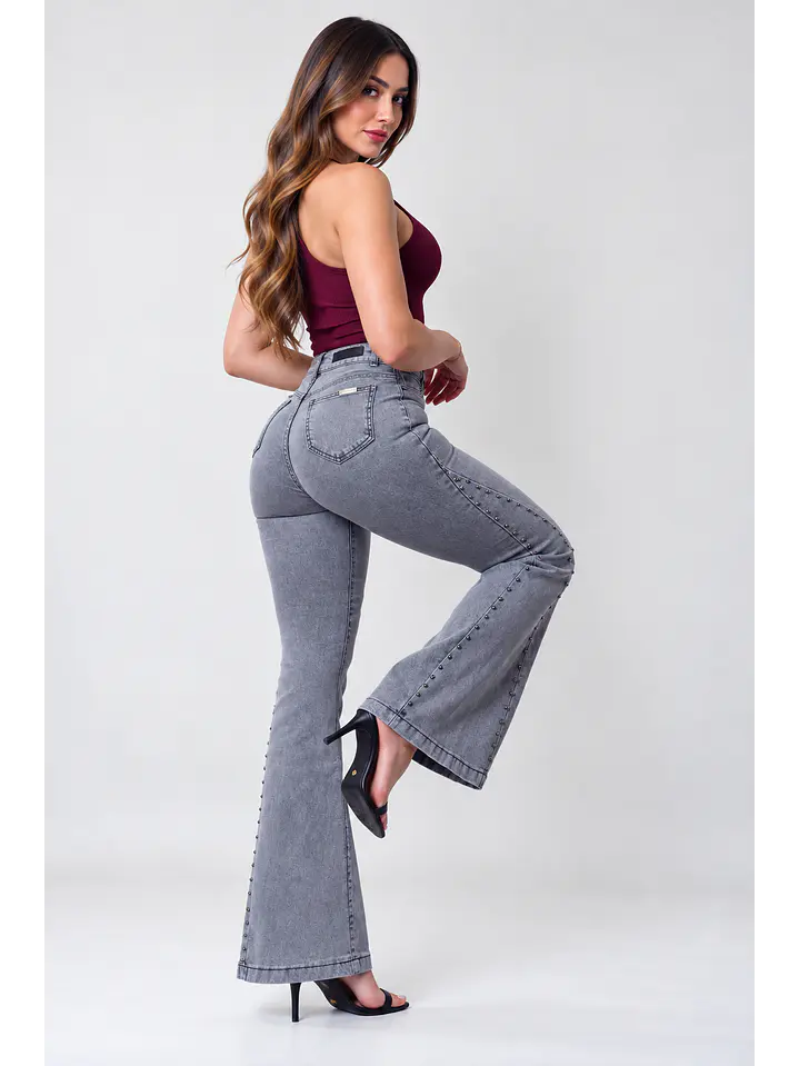 MODELO: GREY | FLARE JEANS (TALLAJE PEQUEÑO) 4