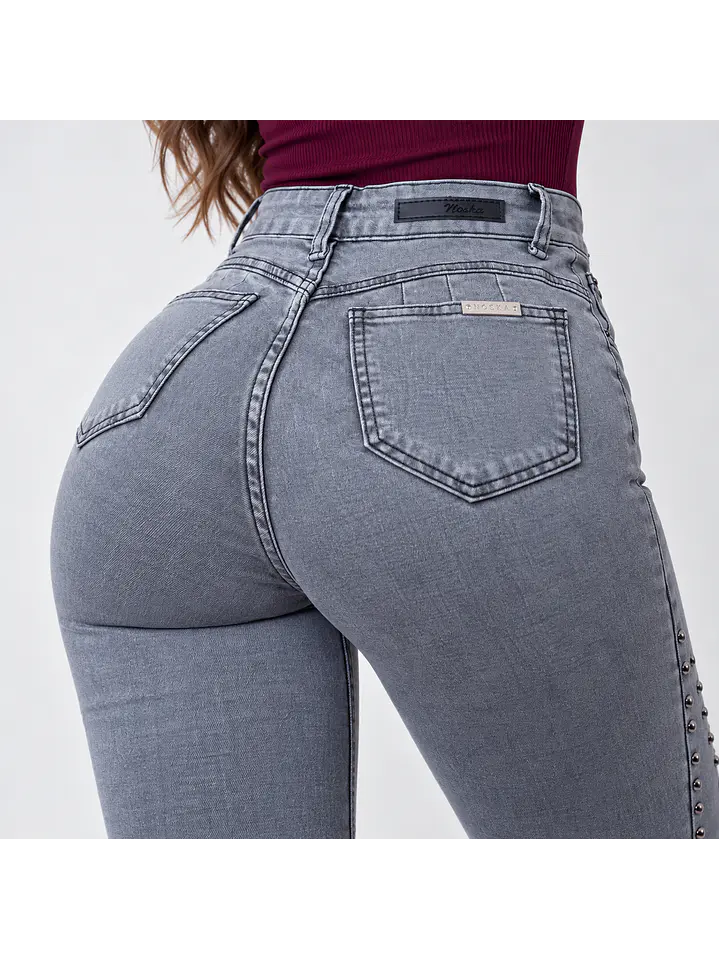 MODELO: GREY | FLARE JEANS (TALLAJE PEQUEÑO) 7