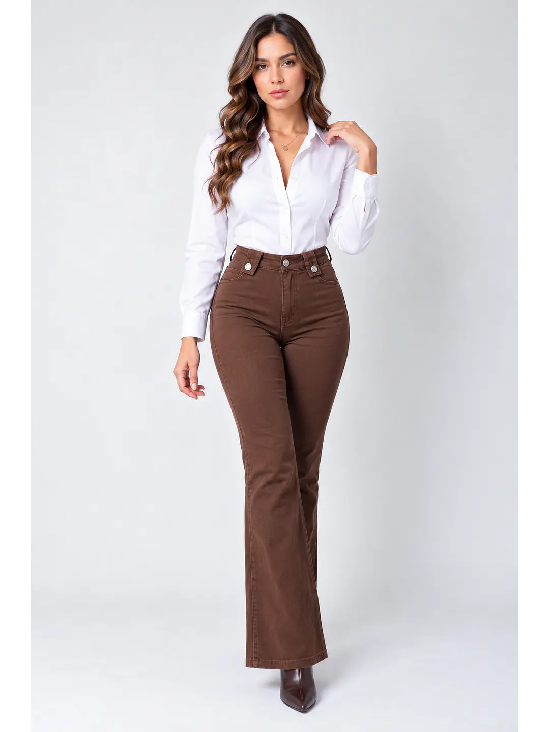 MODELO: MOCA II | FLARE JEANS (TALLAJE PEQUEÑO) 4