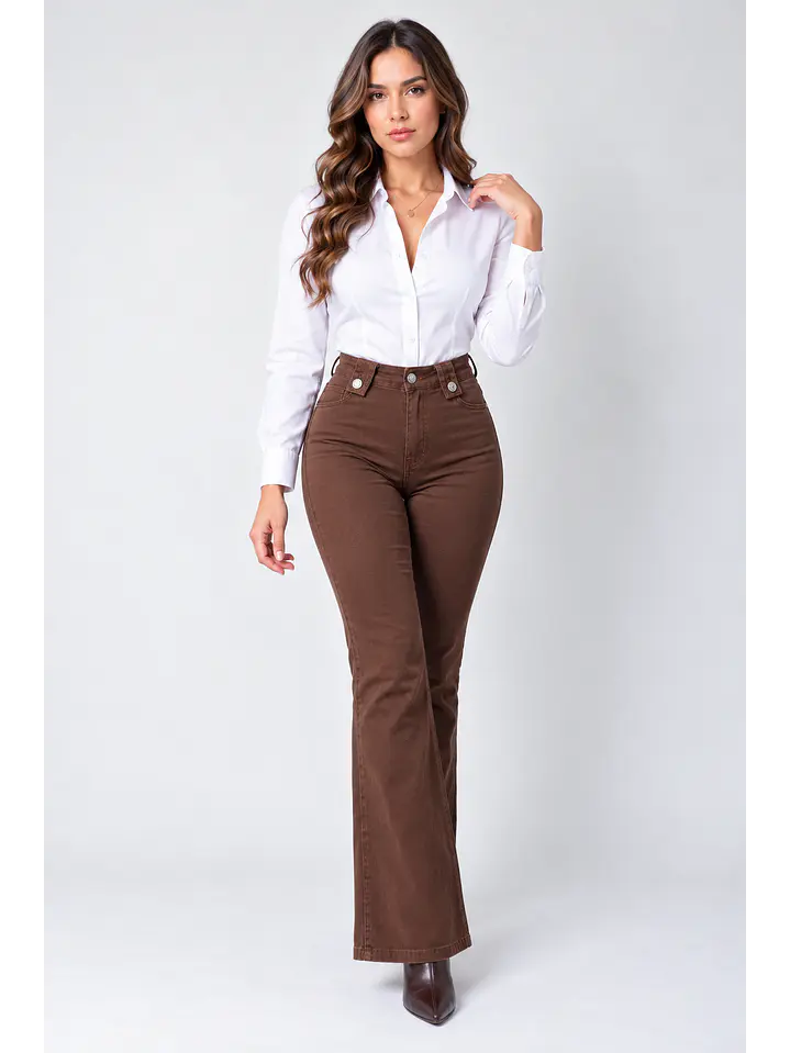 MODELO: MOCA II | FLARE JEANS (TALLAJE PEQUEÑO) 4