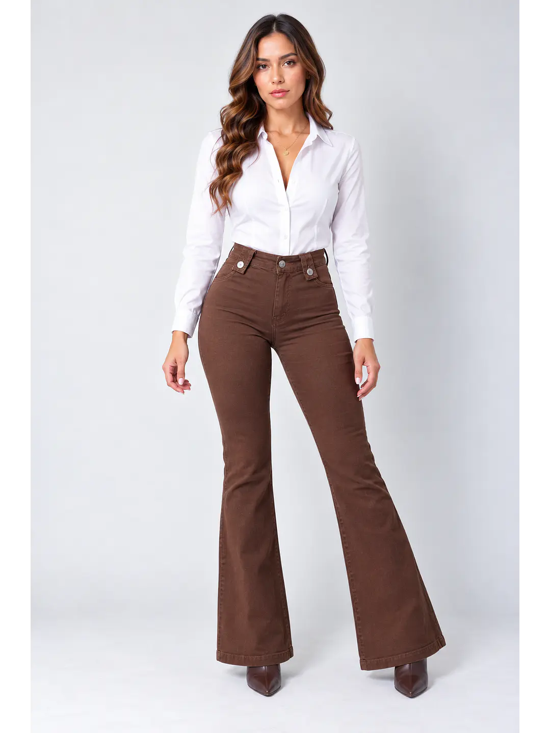 MODELO: MOCA II | FLARE JEANS (TALLAJE PEQUEÑO) 1