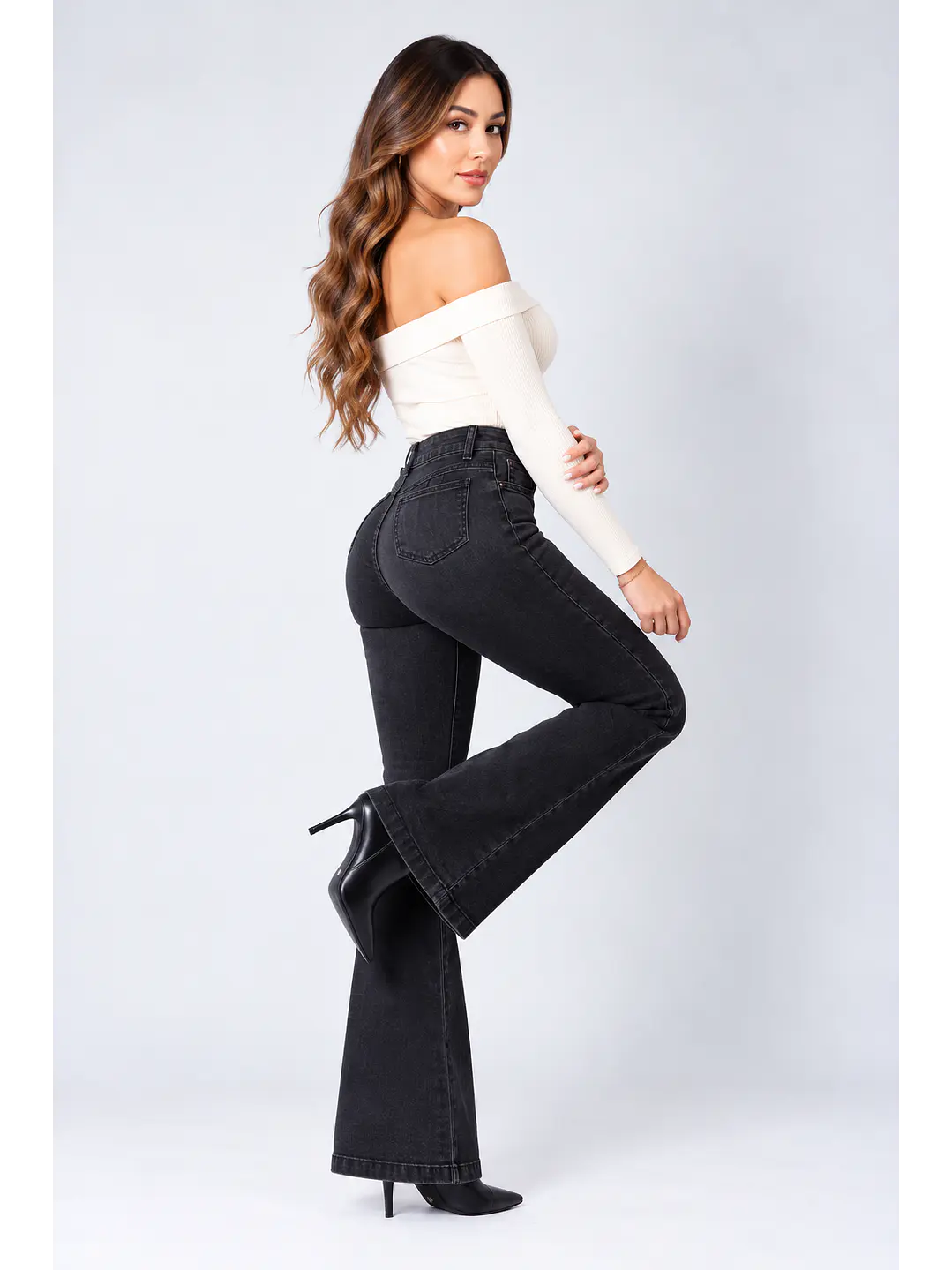 MODELO: ESTRELLA | FLARE JEANS (TALLAJE PEQUEÑO) 7