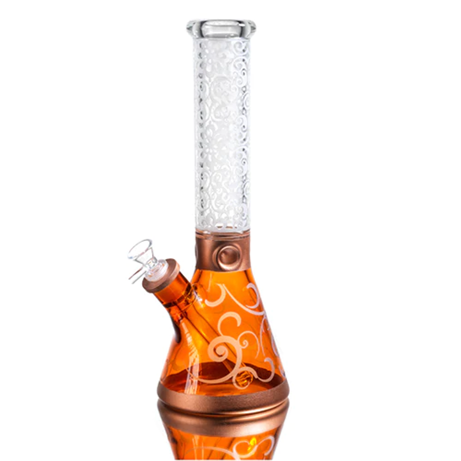 Beaker Lava Amber - CALVO GLASS