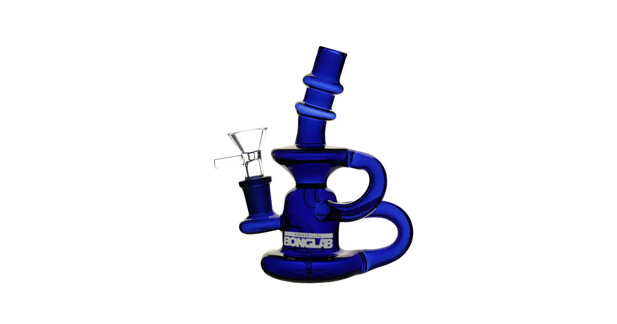 R3 Mini BongLab – Recycler compacto de 12 cm 🔥