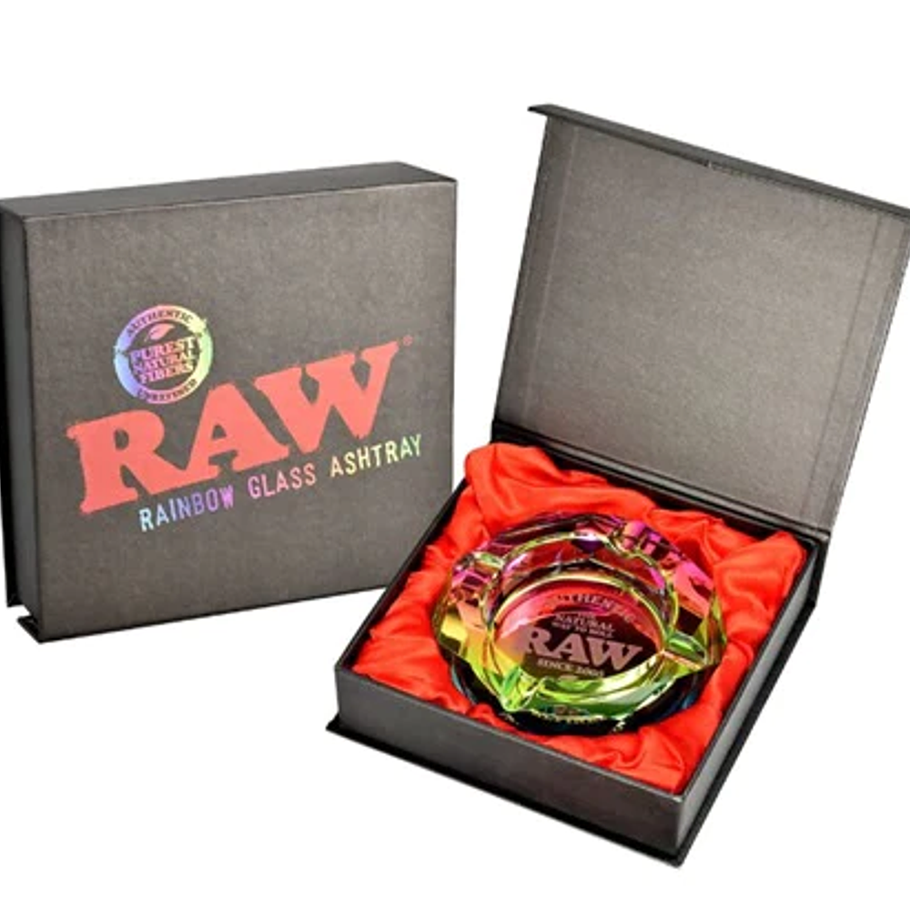 Cenicero RAW Vidrio Rainbow (tornasol)