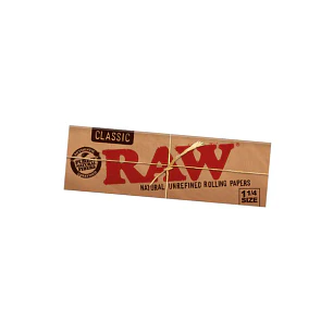 📄 RAW Classic 1 1/4 – papel para enrolar natural, sin blanquear y tamaño clásico
