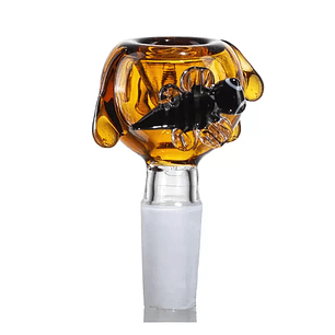 Quemador Abeja 14 mm – Calvo Glass | Detalle único y resistente 🐝🔥