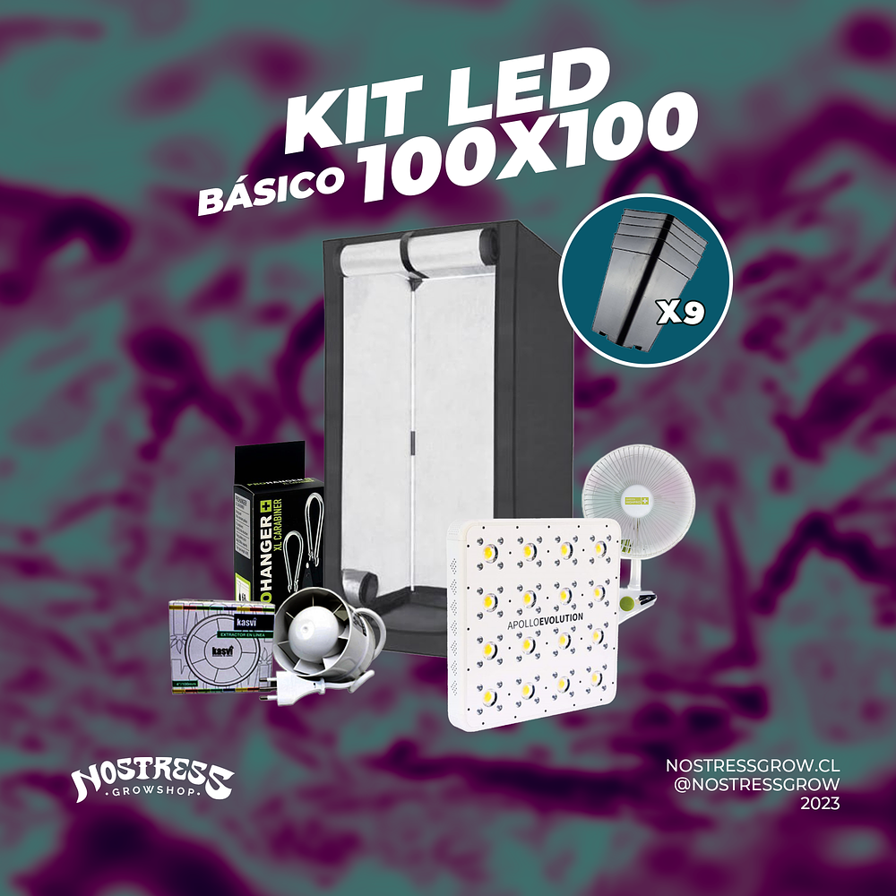 Kit indoor led basico 100x100