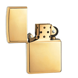 ENCENDEDOR ZIPPO REGULAR HIGH POLISH BRASS