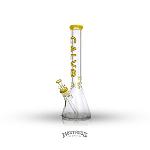 Beaker 40cm 9mm Premium Yellow Calvo Glass