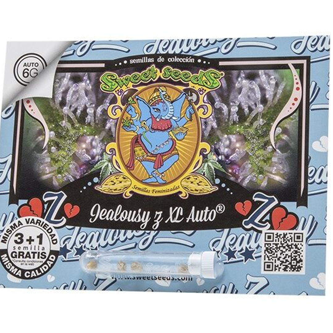 🔥 Jealousy Z XL Auto® Sweet Seeds · Autofloreciente XL potente y resinoso 1
