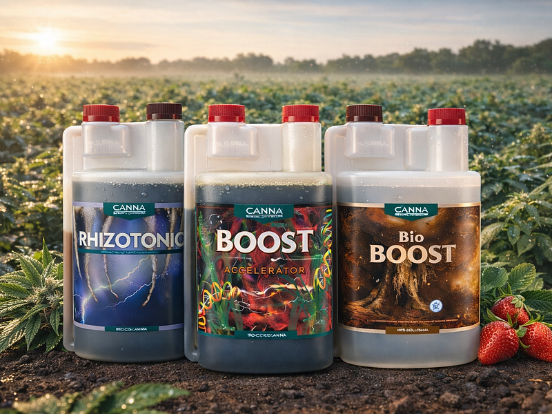 🌱 Estimulantes CANNA: cómo usar Rhizotonic, Bio Rhizotonic, BOOST, BioBOOST y PK 13/14 