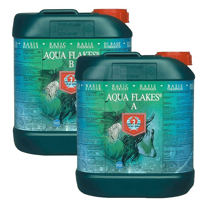 💧 House & Garden Aqua Flakes® A & B 5L – Nutrición base precisa para hidroponía 1