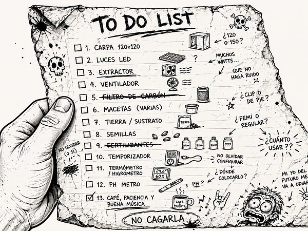 🔥 Qué Necesitas para Empezar tu Cultivo Indoor esta Temporada en Chile 2026