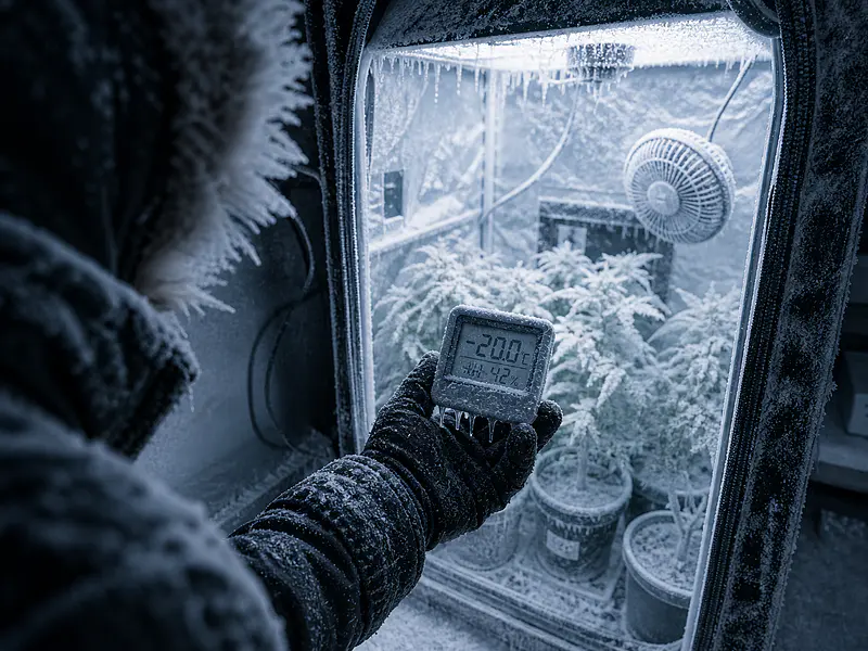 ❄️ ¿Se Puede Cultivar en Invierno en Indoor? Lo que Realmente Pasa con el Frío