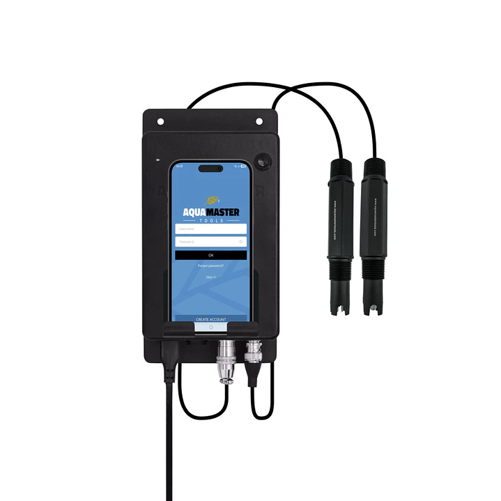 📡 Aqua Master W650 PRO Inline – Monitor Online de pH, EC, PPM, TDS y Temperatura 1