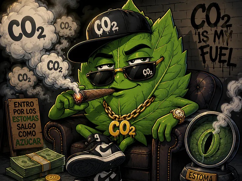 🌿 ¿Cómo entra el CO₂ a las hojas? Guia 2026