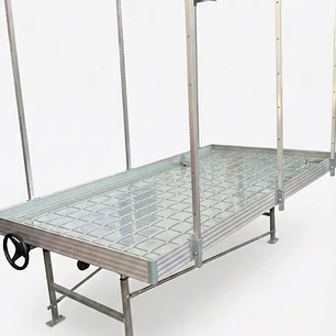 🌊 Mesa de Cultivo con Bandeja Deslizable Kasvi – Rolling Bench con Sistema Ebb & Flow