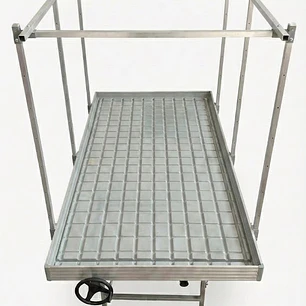 🌊 Mesa de Cultivo con Bandeja Deslizable Kasvi – Rolling Bench con Sistema Ebb & Flow