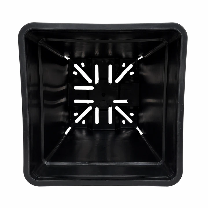 Maceta Pro Negra Kasvi 7 L | Cuadrada y Reforzada 2