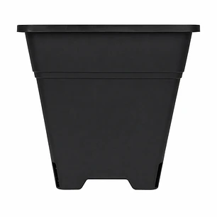 Maceta Pro Negra Kasvi 7 L | Cuadrada y Reforzada