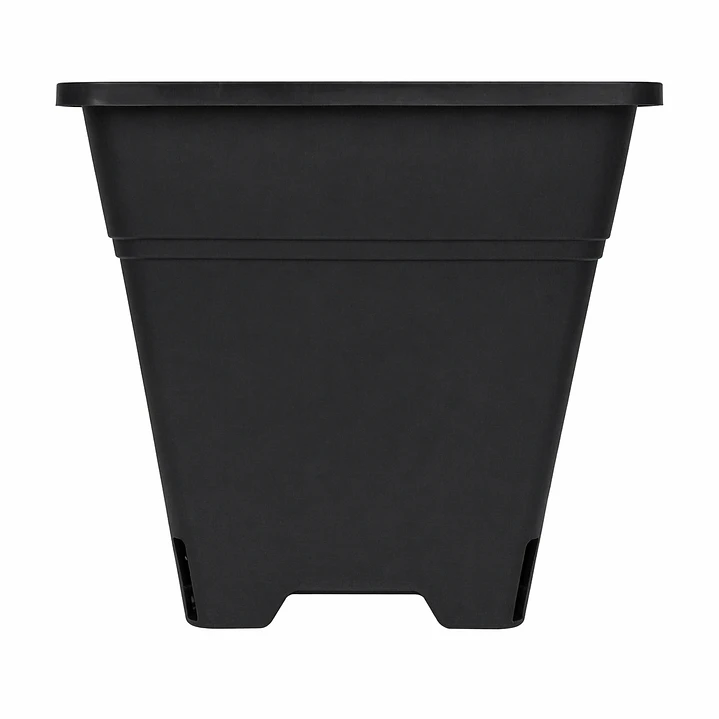 Maceta Pro Negra Kasvi 7 L | Cuadrada y Reforzada 1
