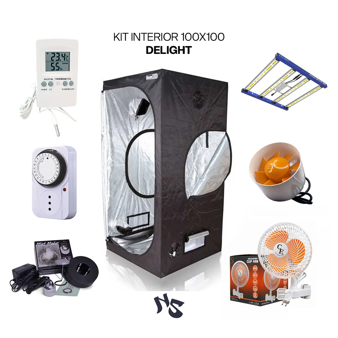 Kit Indoor 100×100 Delight Quantum Lite 360 | LED 360 W 1