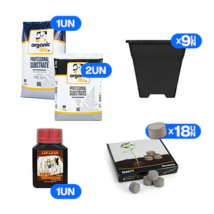 🌱 Kit Exterior Fácil 4 | Kit de Cultivo para 9 Plantas