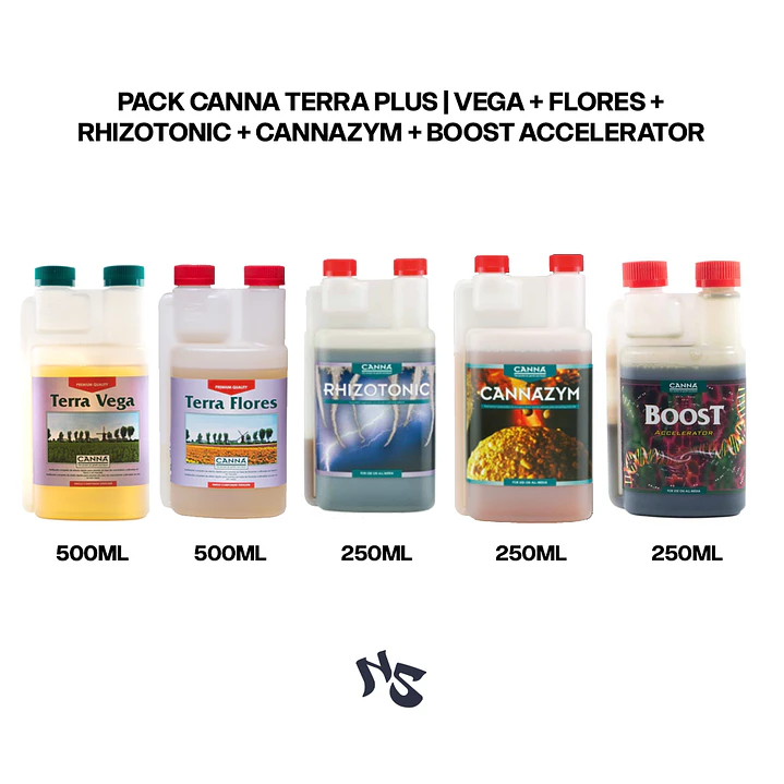 Pack CANNA Terra Plus | Vega + Flores + 3 Complementos 1