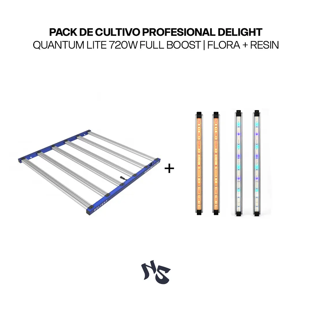Pack Delight Quantum Lite 720W + Flora Boost + Resin Boost 1