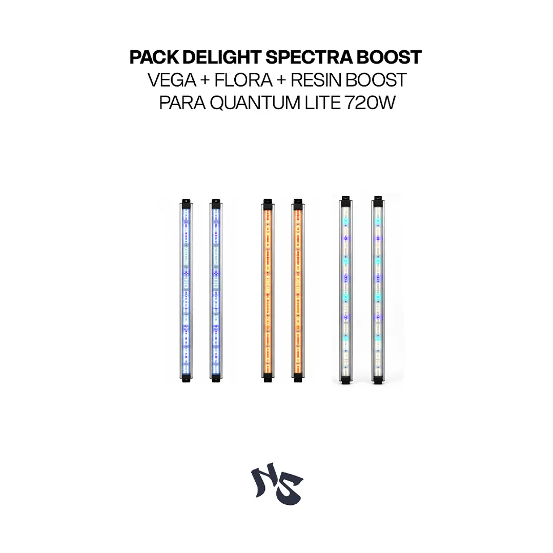 Pack Delight Spectra Boost para Quantum Lite 720W | Vega + Flora + Resin 1