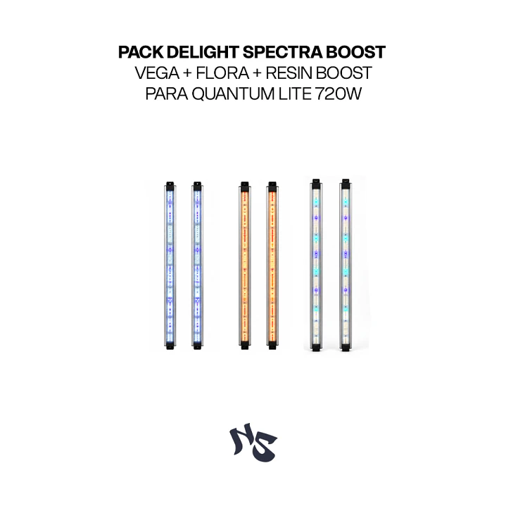 Pack Delight Spectra Boost para Quantum Lite 720W | Vega + Flora + Resin 1
