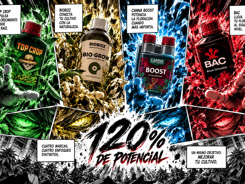 Top Crop vs BioBizz vs CANNA vs BAC | Nostress Grow