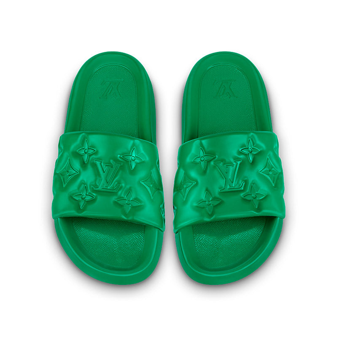 Louis Vuitton Waterfront Green Slippers 1
