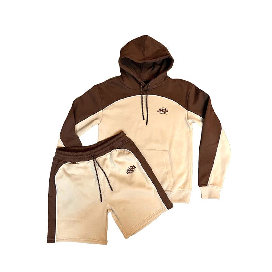 SYNA World Hood Twinset Brown 1