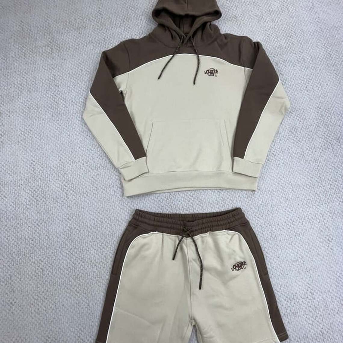 SYNA World Hood Twinset Brown 3