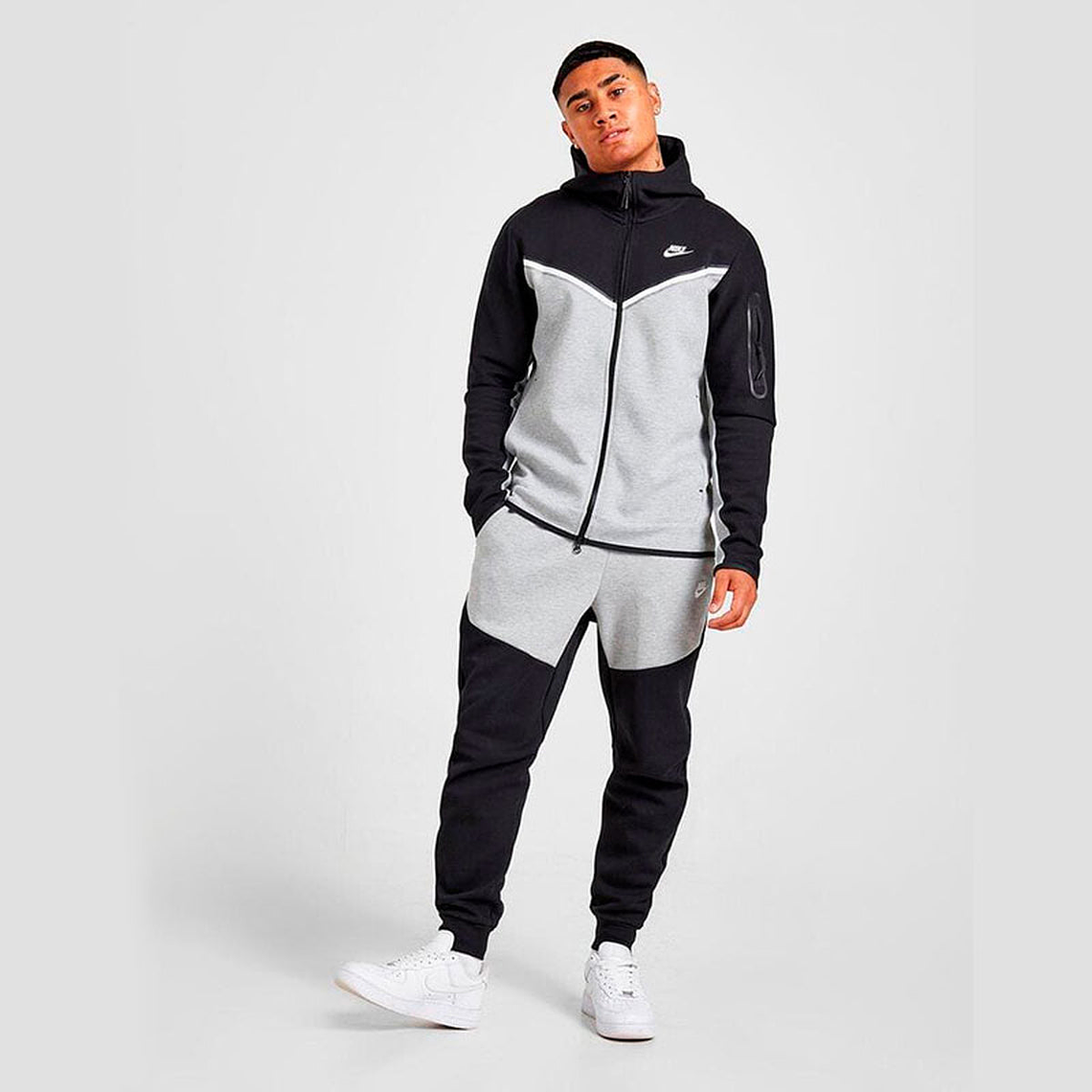 Nike Tech Fleece Black & Grey 1