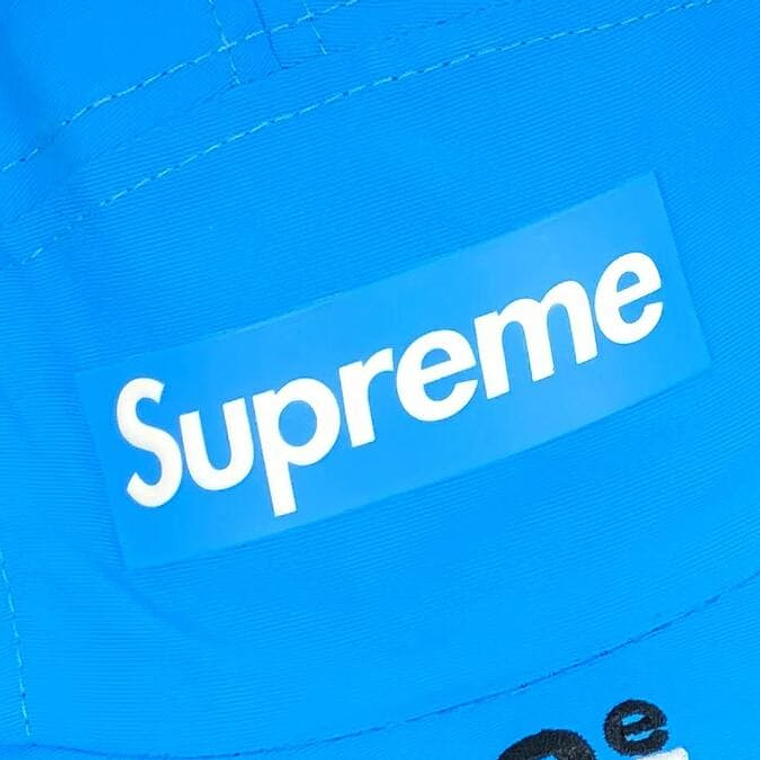 Supreme Mesh Side Panel Camp Blue Cap 3
