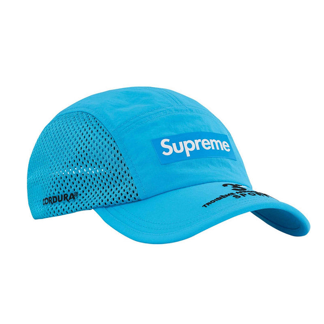 Supreme Mesh Side Panel Camp Blue Cap 1