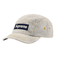 Supreme Washed Chino Twill Camp Blue Jeans Cap - thumbnail 1