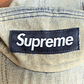 Supreme Washed Chino Twill Camp Blue Jeans Cap - thumbnail 3