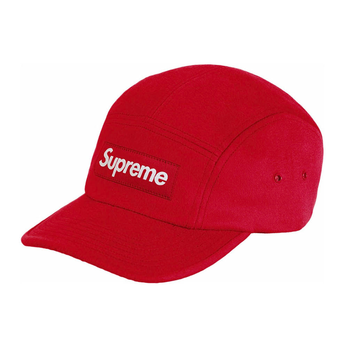 Supreme Washed Chino Twill Camp Red Cap 1